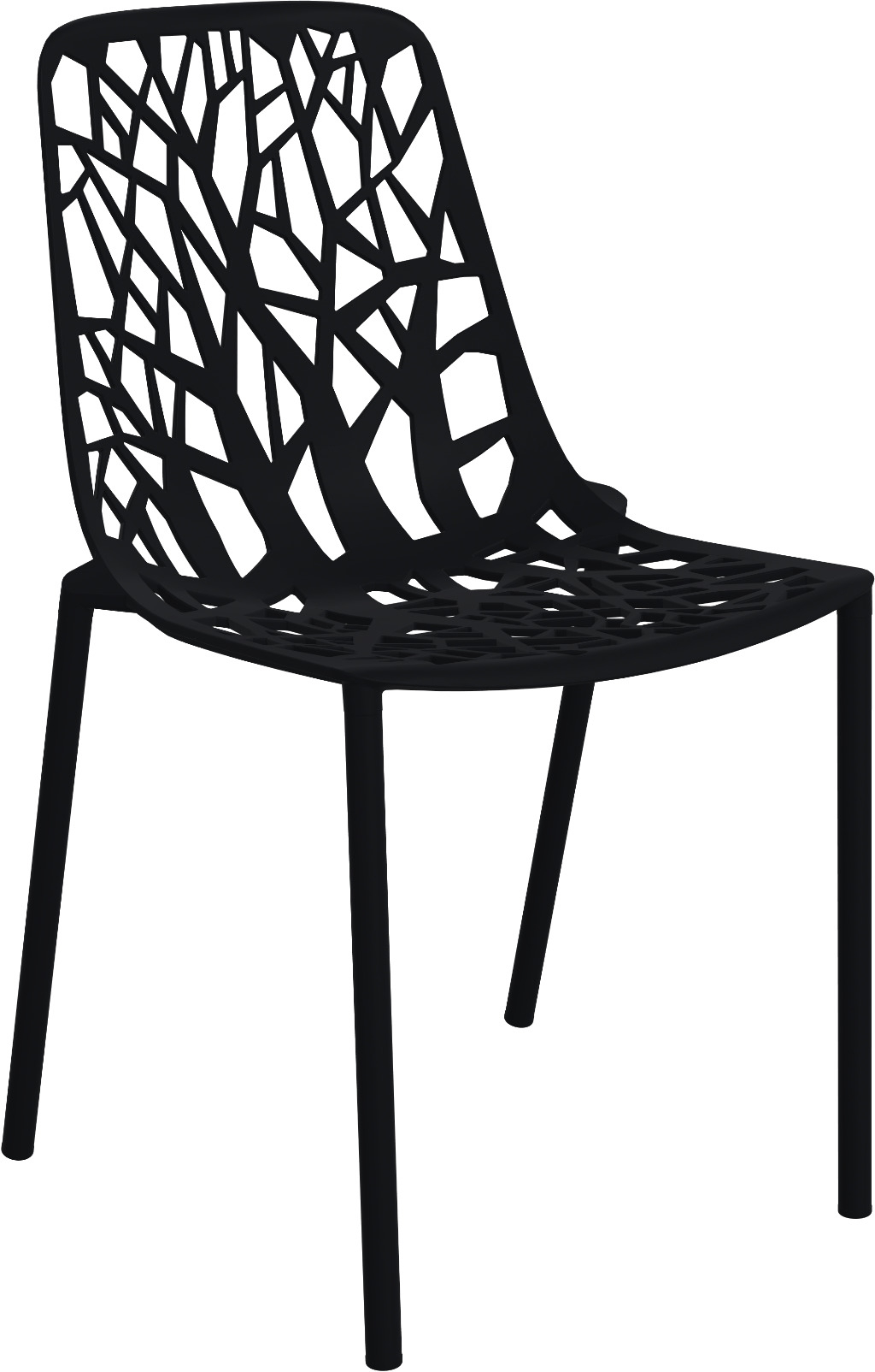 Forest Outdoor Chair Fast black