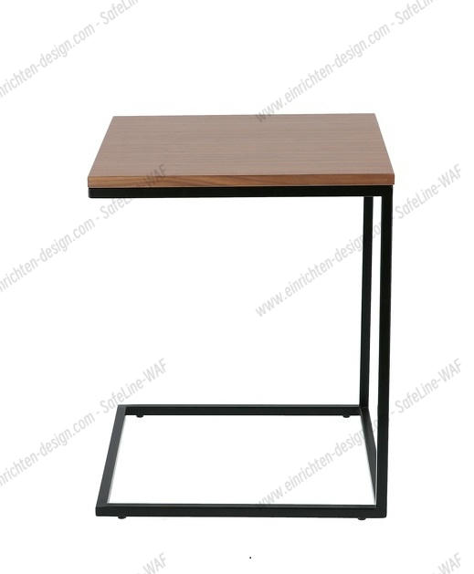 Flat Side table open Black / Natural oak Jan Kurtz SINGLE PIECES