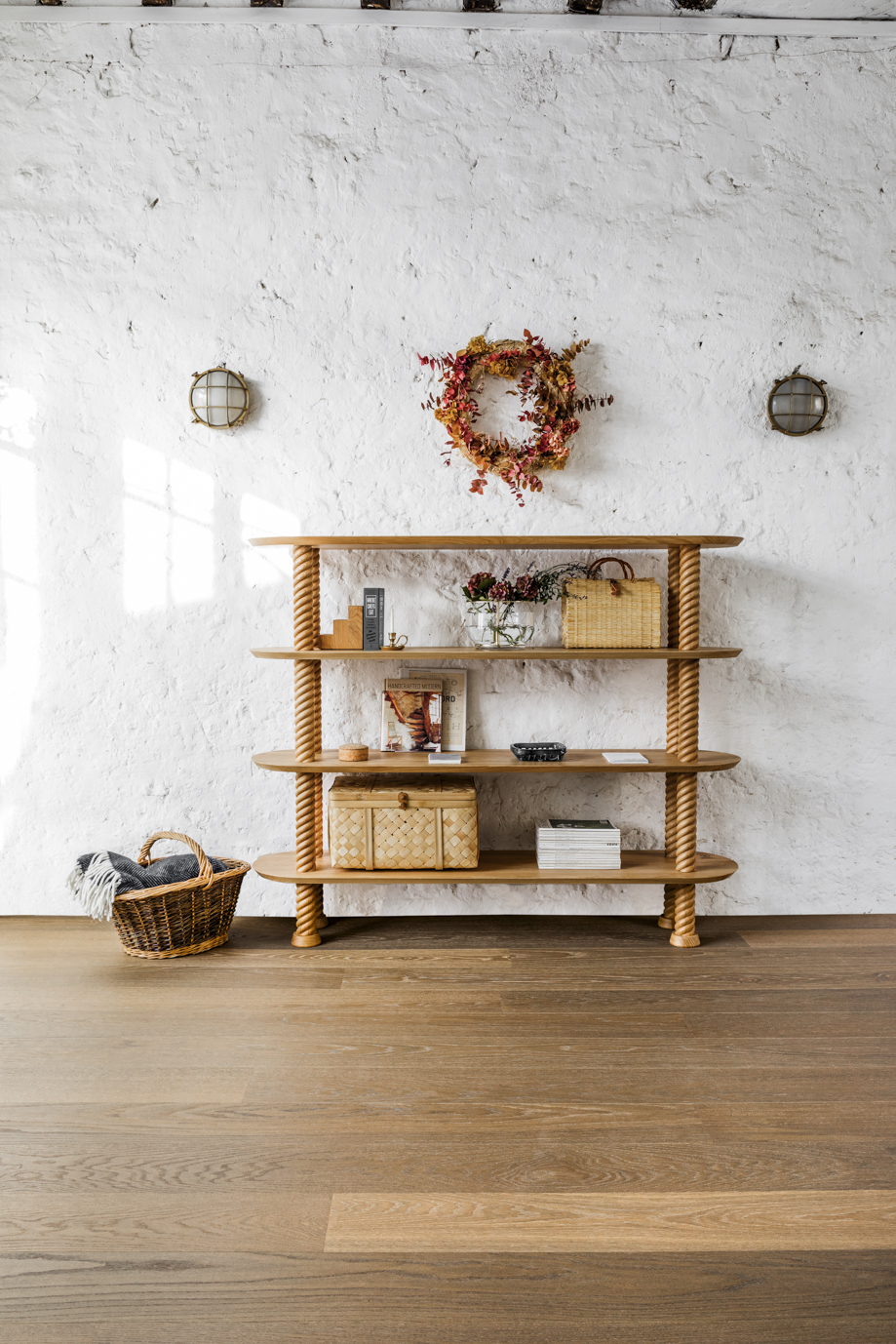 The Hansen Family Craft #80 Rope Shelf Hans Hansen