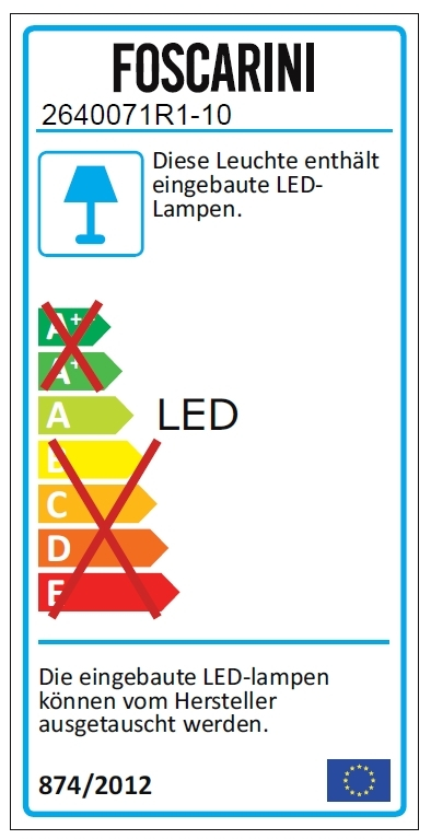 Spokes 1 LED Lampe de suspendue Foscarini white