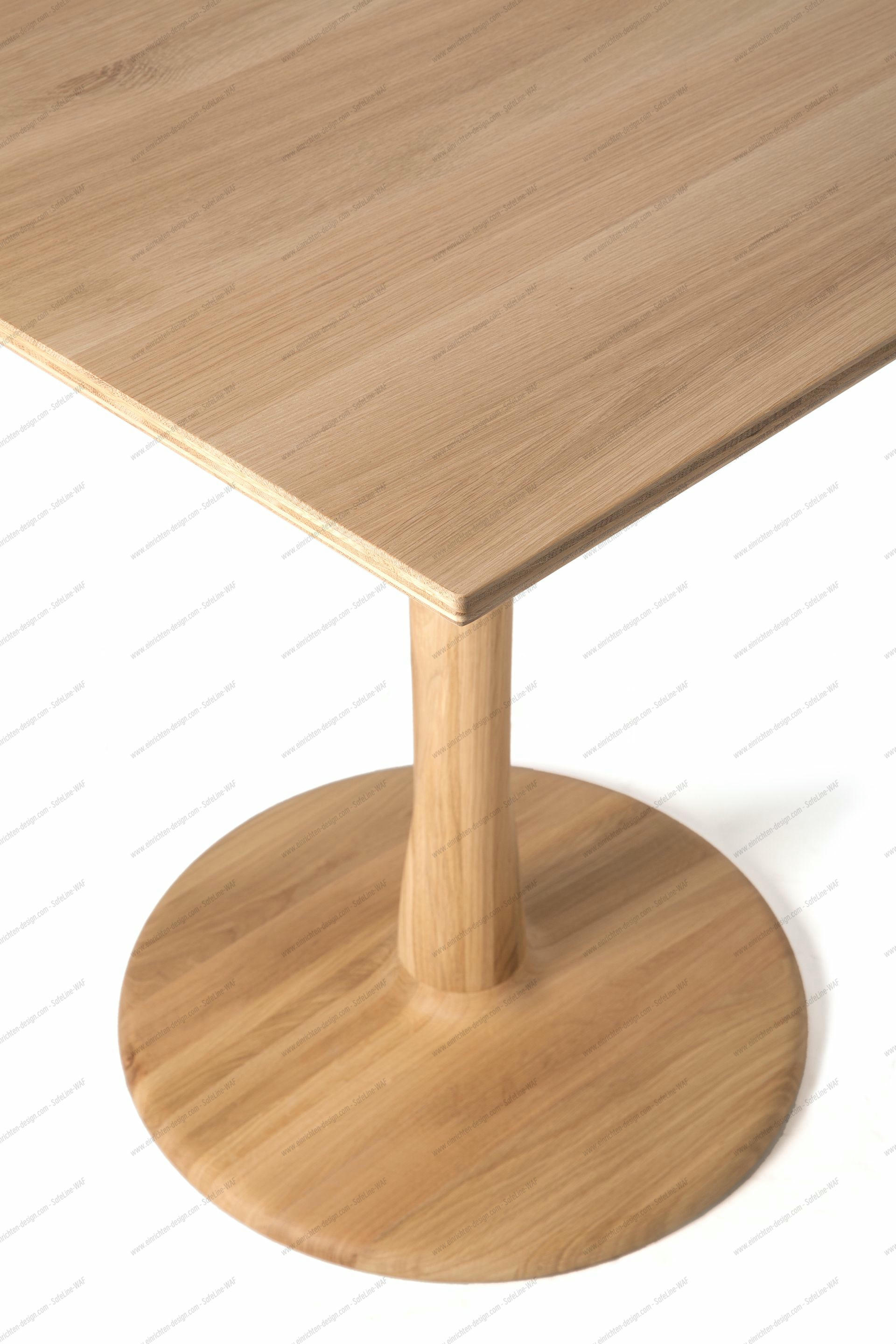 Torsion Oak Dining Table Square Ethnicraft