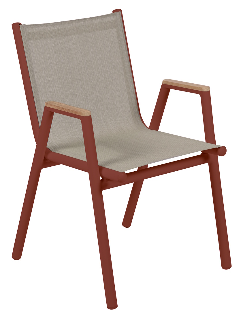 Pilotis armchair with armrests Batyline Outdoor Fermob