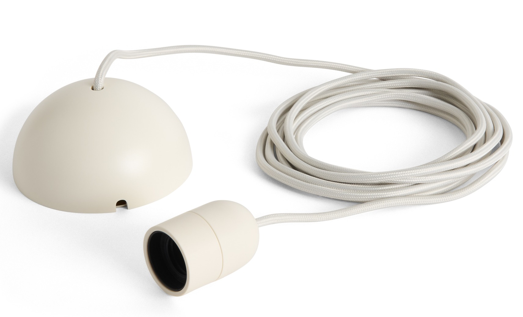 Common Cord Set / Socket Set for Hay pendant light Clay white