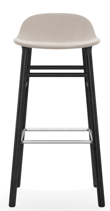 Form Barstool  H 75 cm Oak Upholstered Normann Copenhagen
