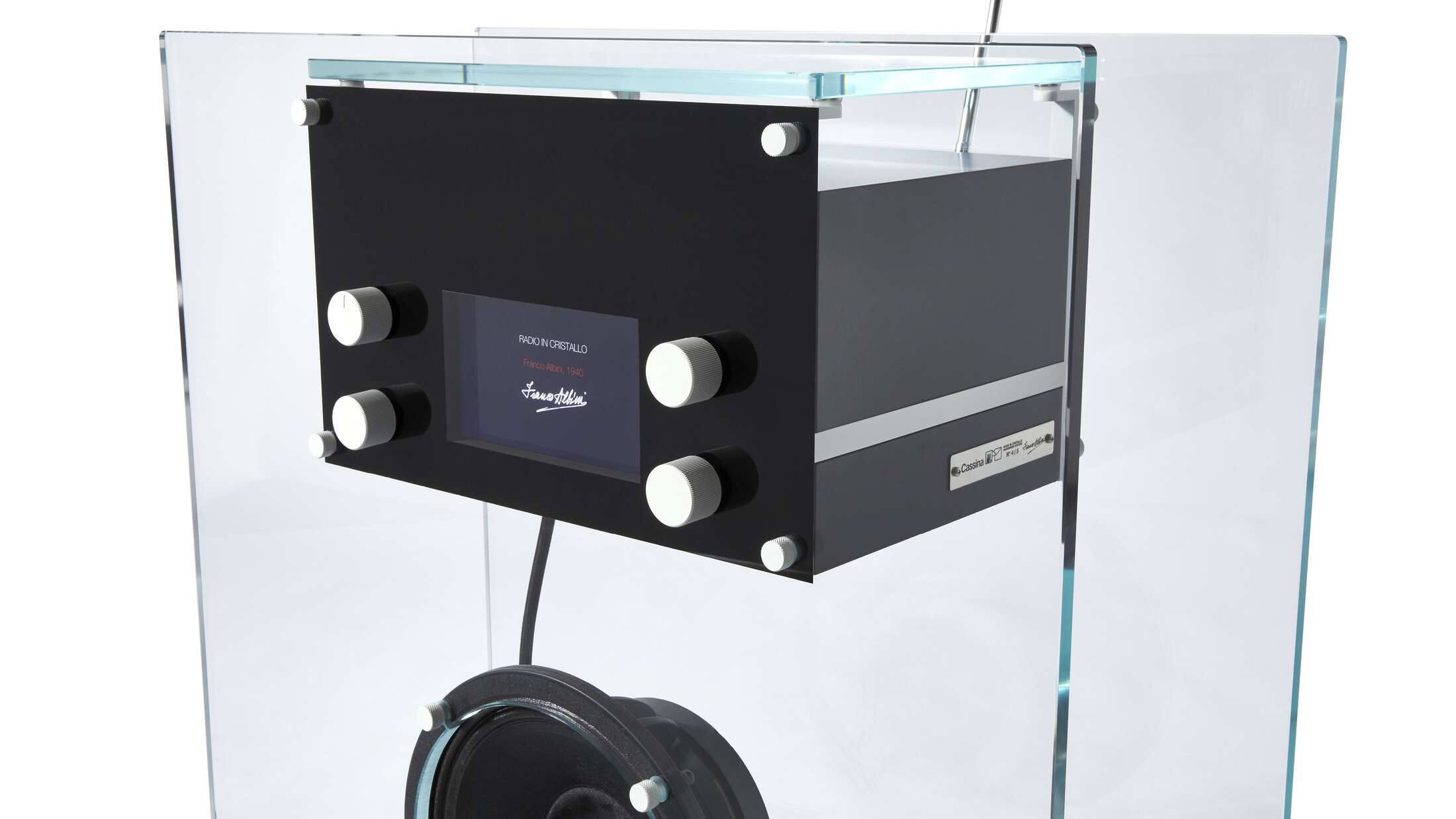 842 Radio in Cristallo Cassina