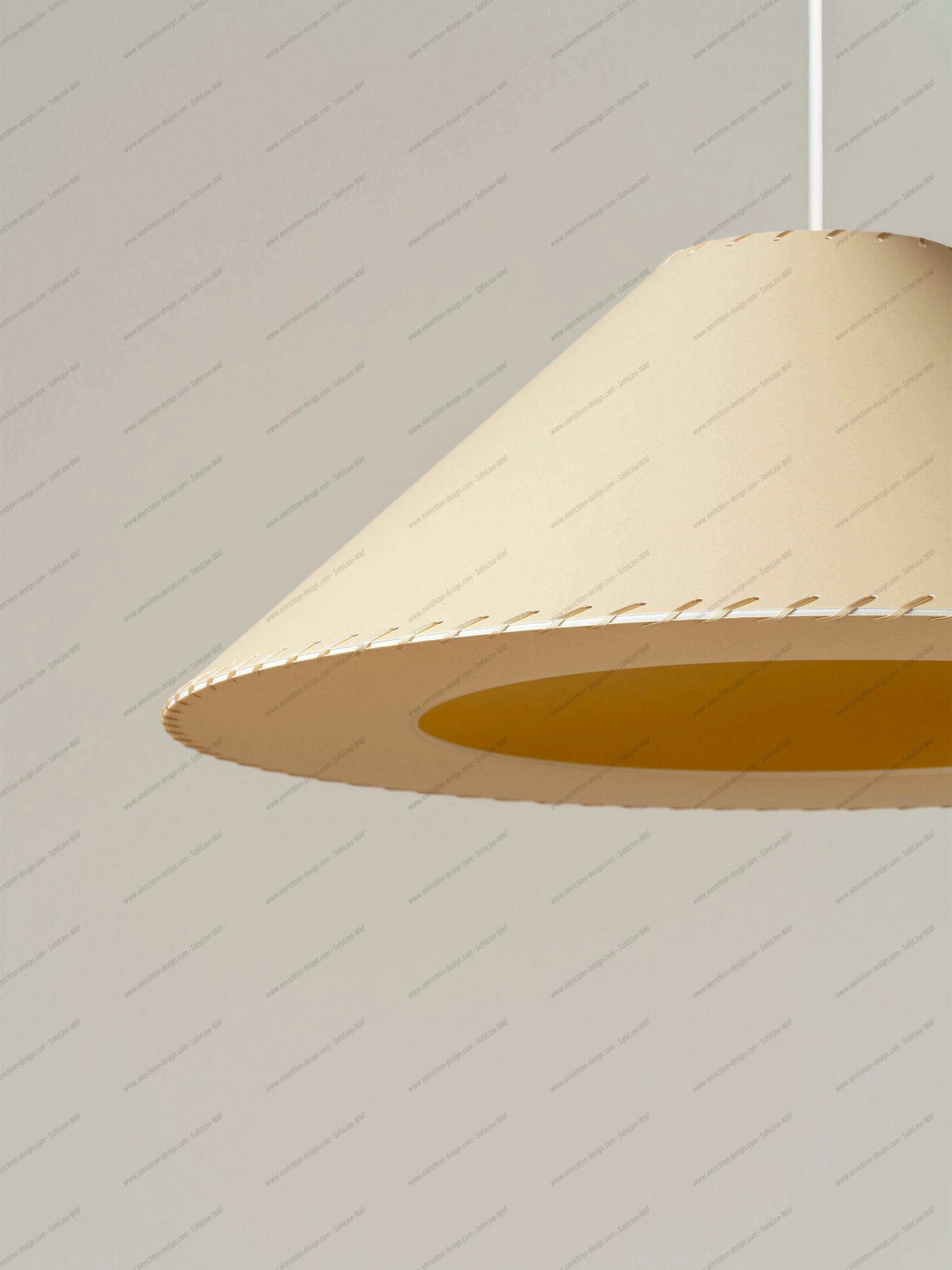 Sísísí cónicas planas MT5 Suspension lamp Ø64cm beige Santa & Cole