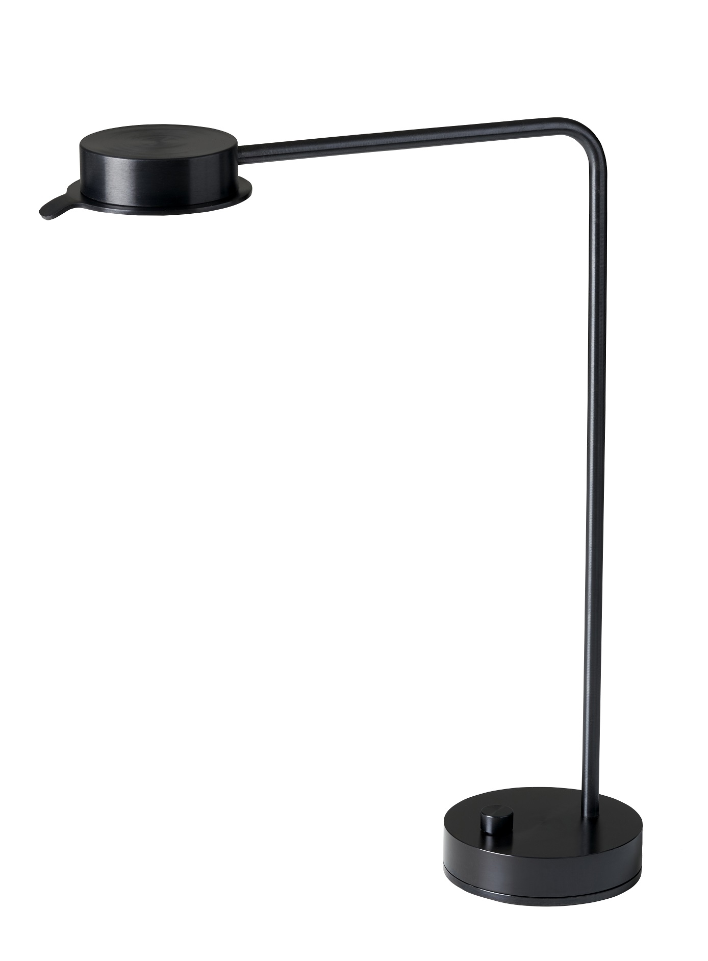 Schwarze w102 B Chipperfield Tischleuchte von wästberg, moderne Schreibtischlampe mit minimalistischem Design.
