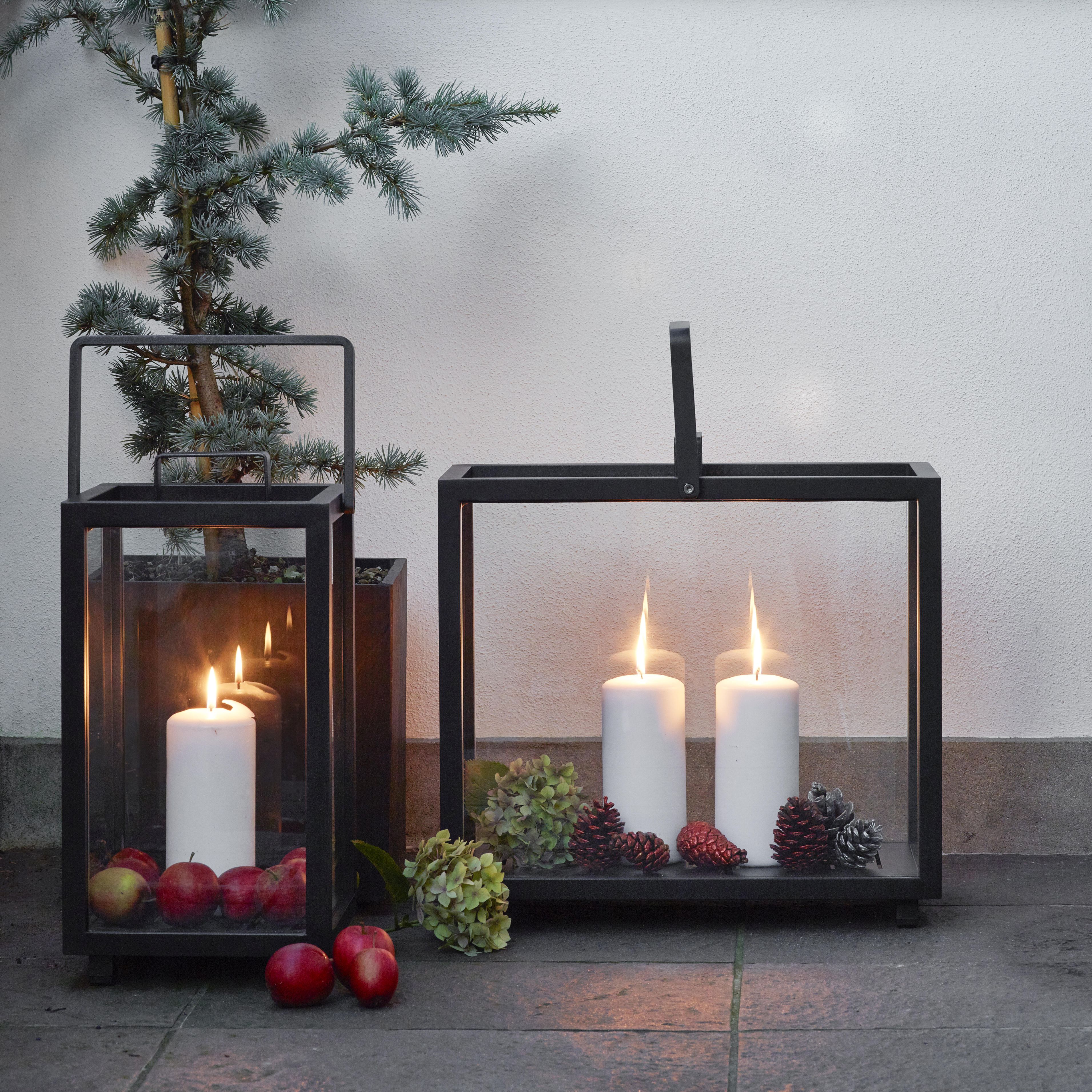 Lighthouse Lantern Rectangular Teak Cane-Line
