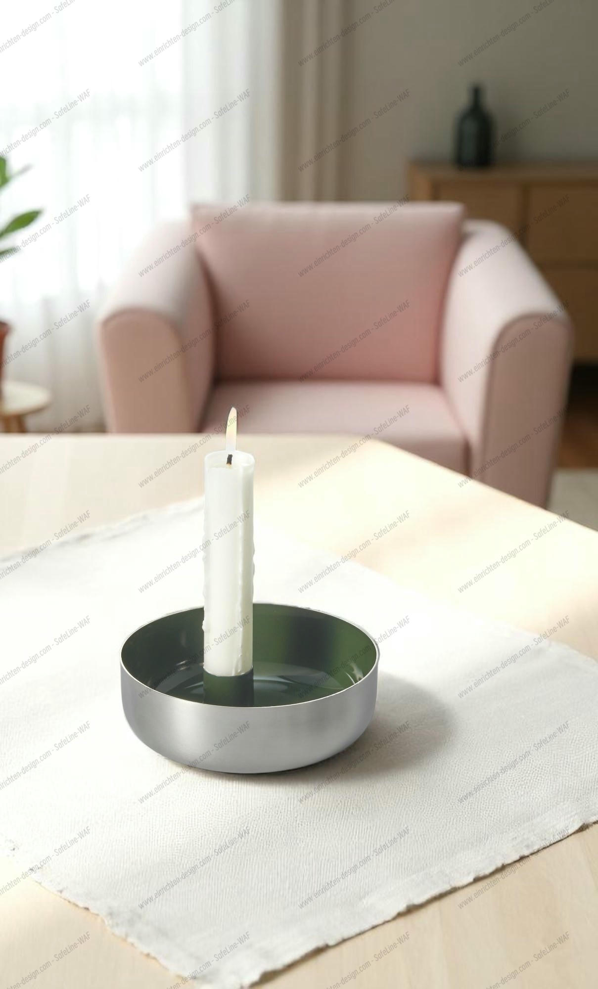 Biel 1 candle bowl steel Philippi