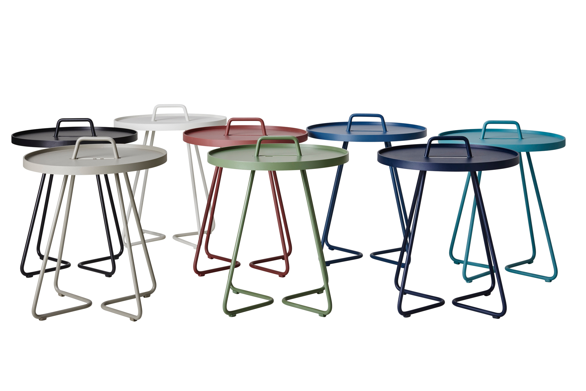 On-The-Move Outdoor side table small taupe Cane-Line