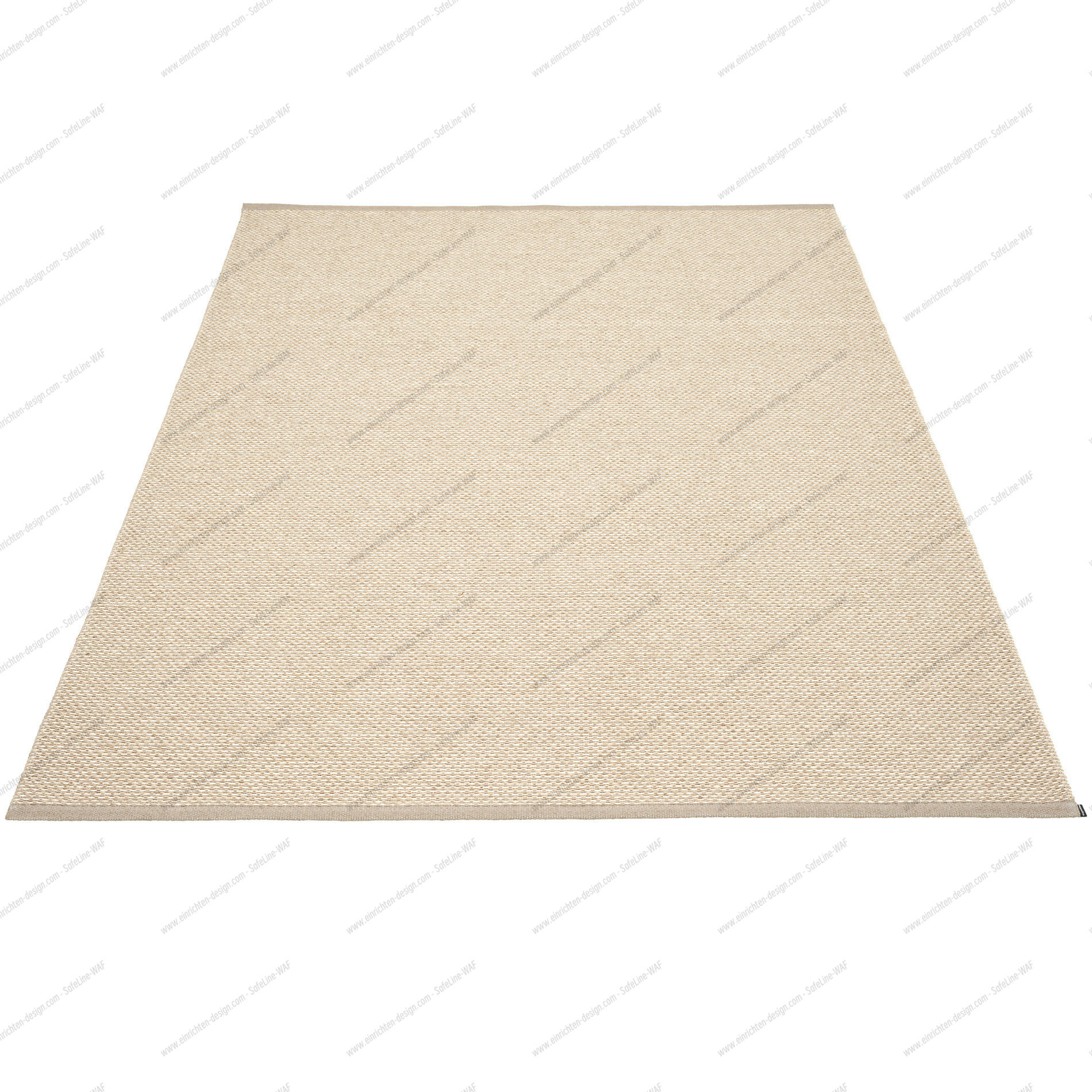 Effi Plastic rug 180x260 cm Pappelina mud