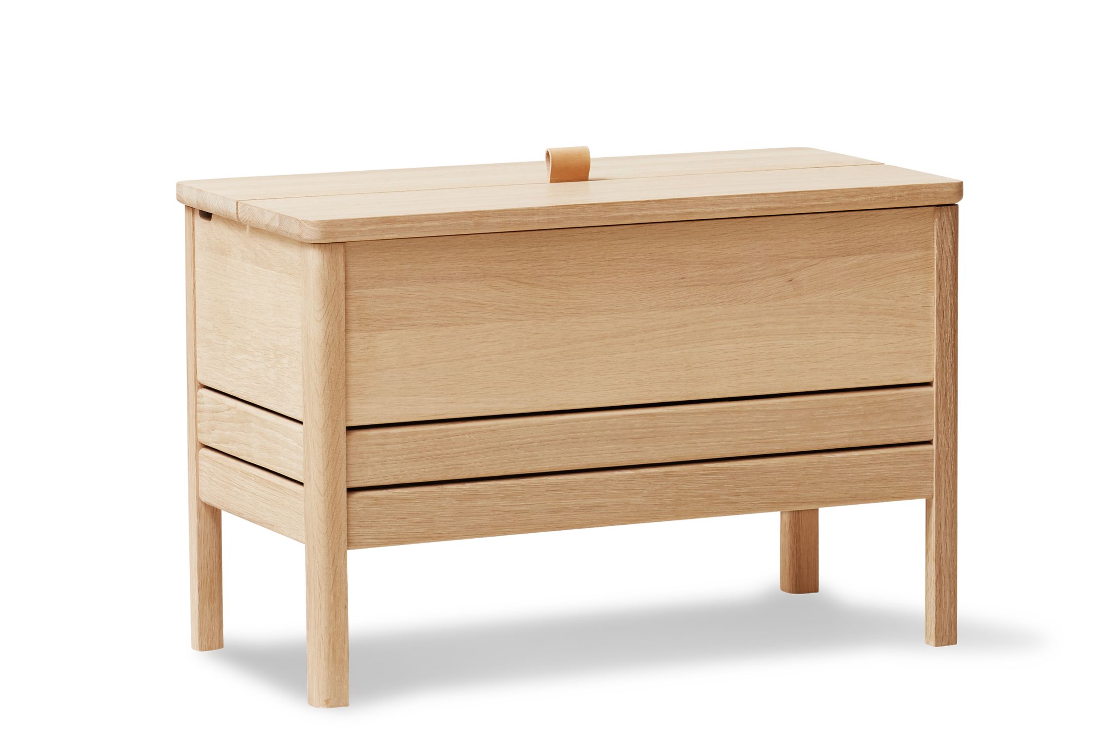 A Line Chest Bench 68 Oak white oiled Form & Refine
