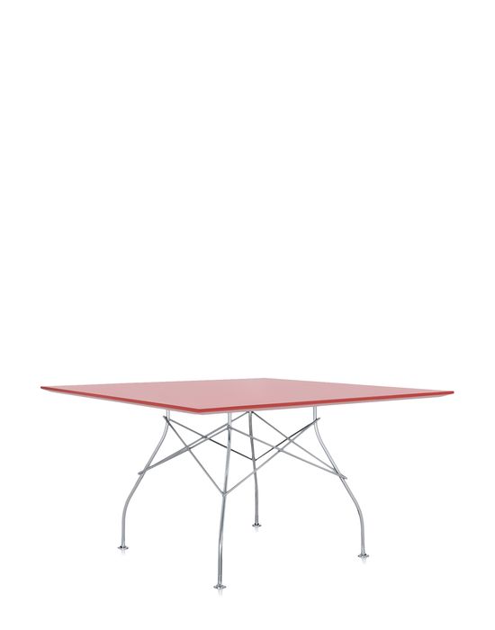 Glossy Tisch - quadratisch Kartell