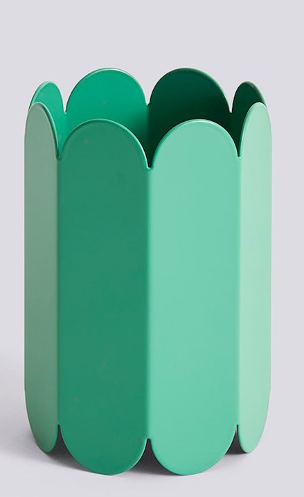 Arcs Vase S Green Hay