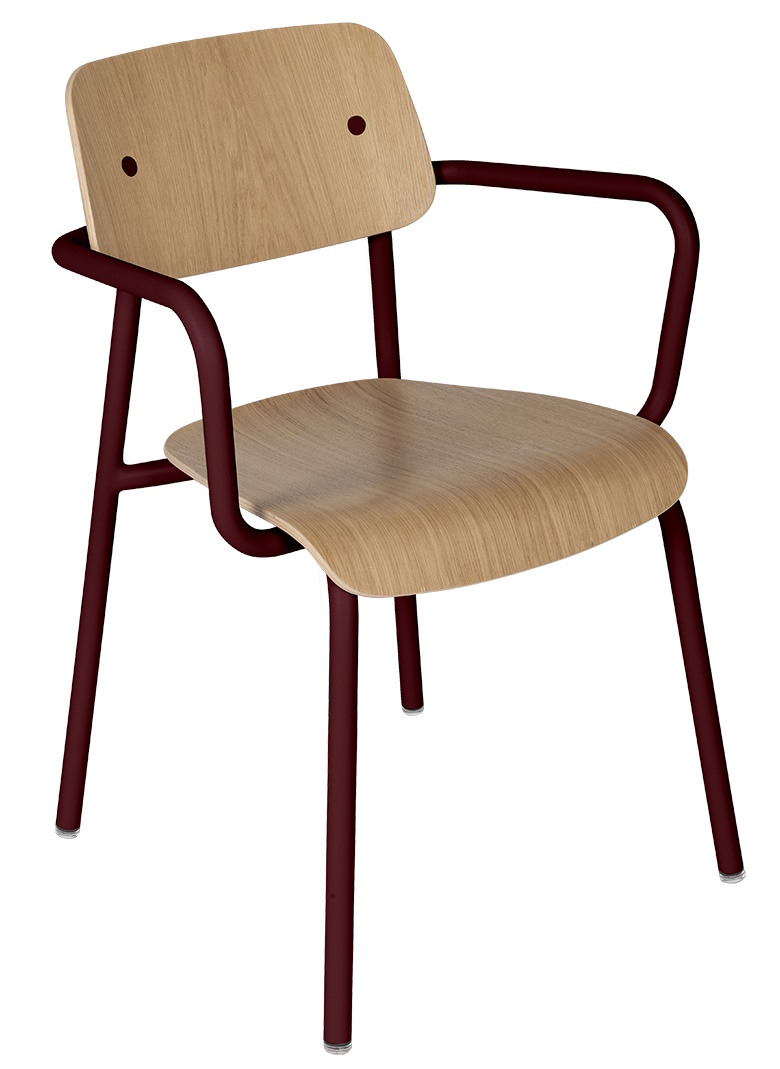 Study Bridge oak armchair Outdoor Fermob