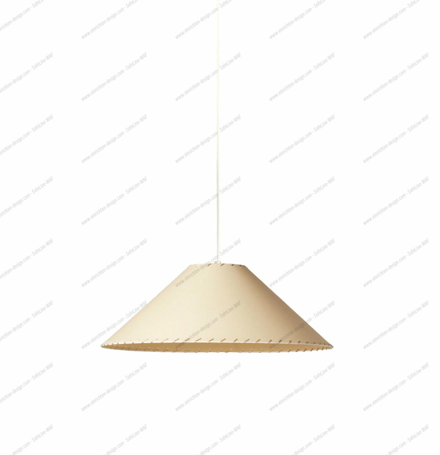 Sísísí cónicas planas MT4 suspension lamp Ø49cm beige Santa & Cole
