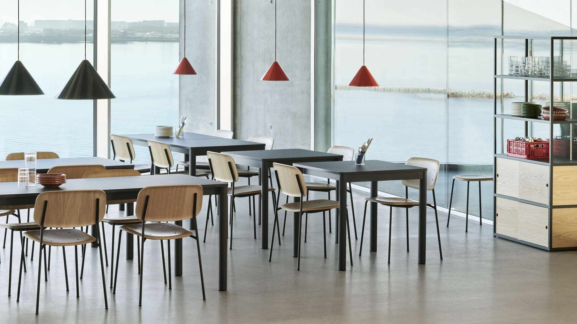 Annex Table Flush dining table Hay  