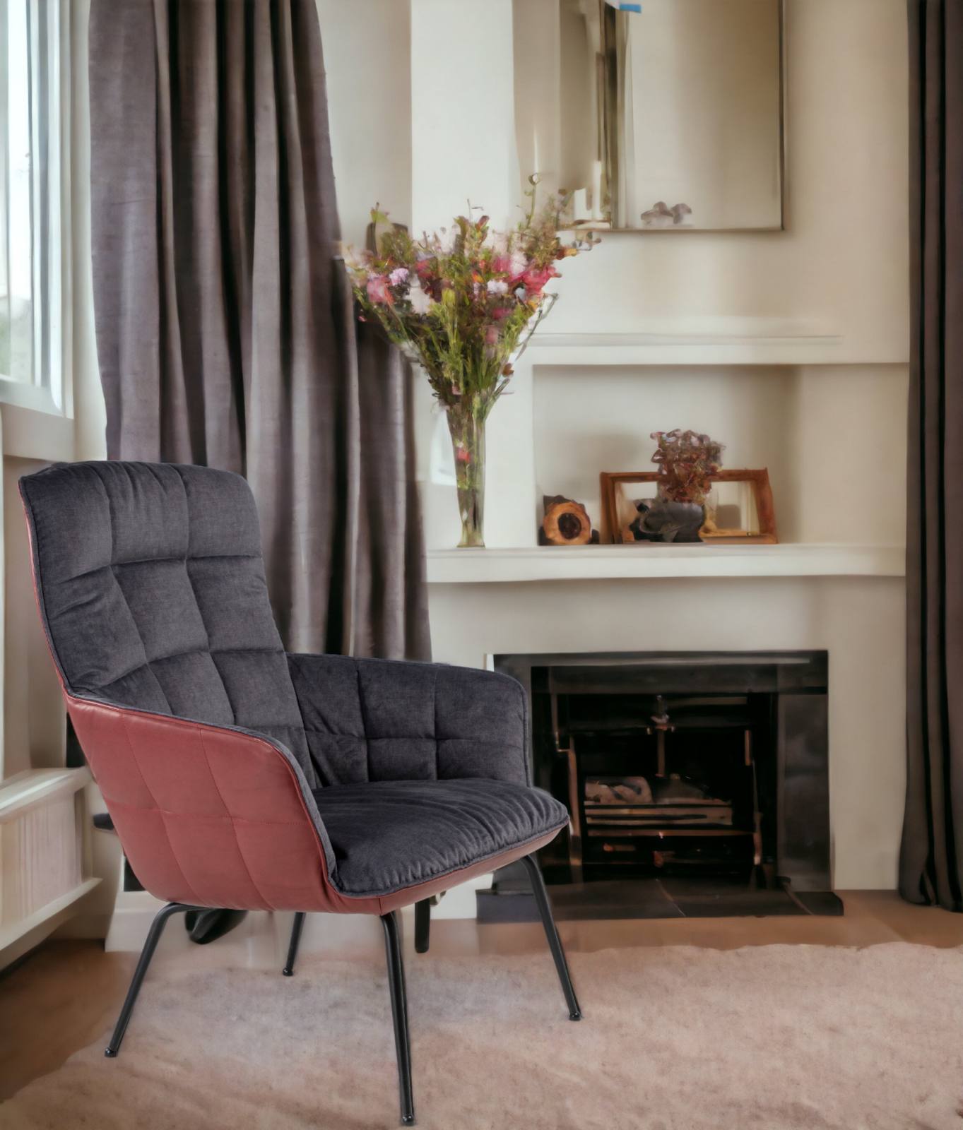 Marla Easy Chair High Armchair Freifrau Manufaktur 