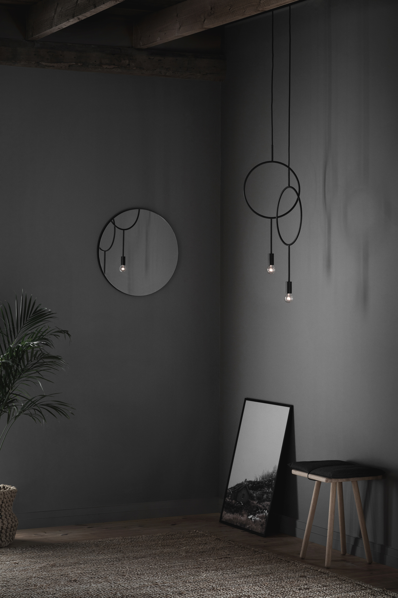 Circle Pendant lamp Northern SINGLE PIECES