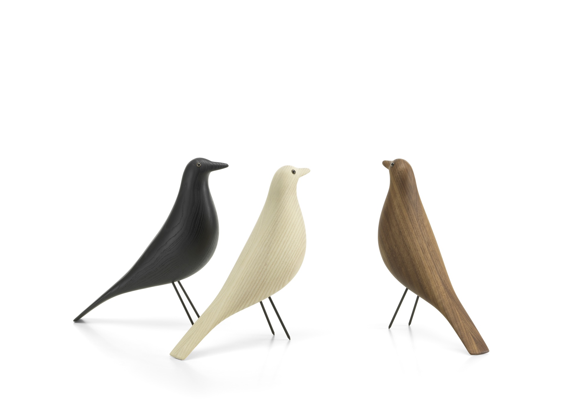 Eames House Bird sculpture white oiled ash Vitra