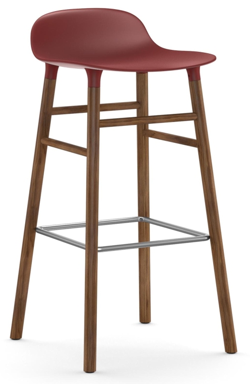 Form Barstool  H 75 cm Wood Normann Copenhagen