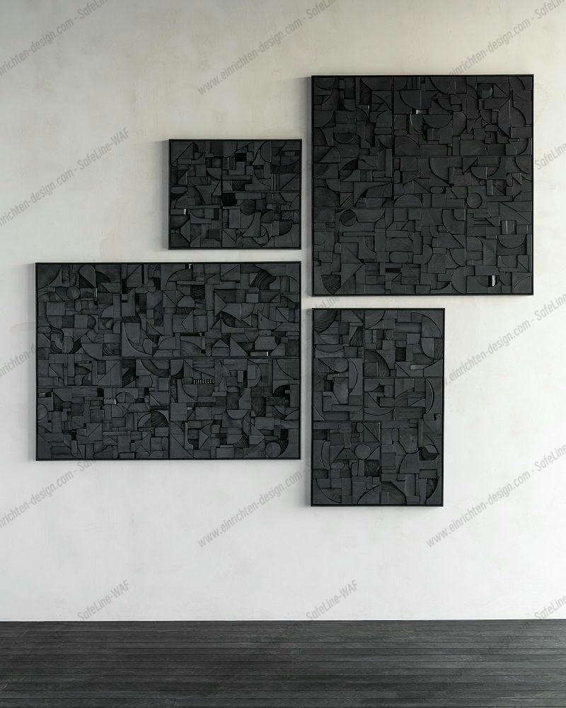 Bricks Wall Art Wood Ethnicraft 