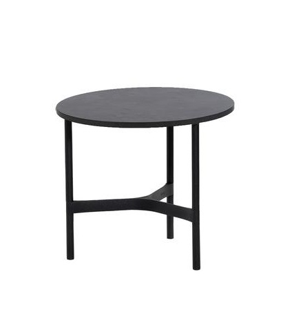 Twist Outdoor Beistelltisch Cane Line Gestell Lavagrau Tischplatte Dunkelgrau Lava Grey Dark 5010al P45hpsdg Twist Outdoor Beistelltisch Cane Line, Round Cane Coffee Table Nz