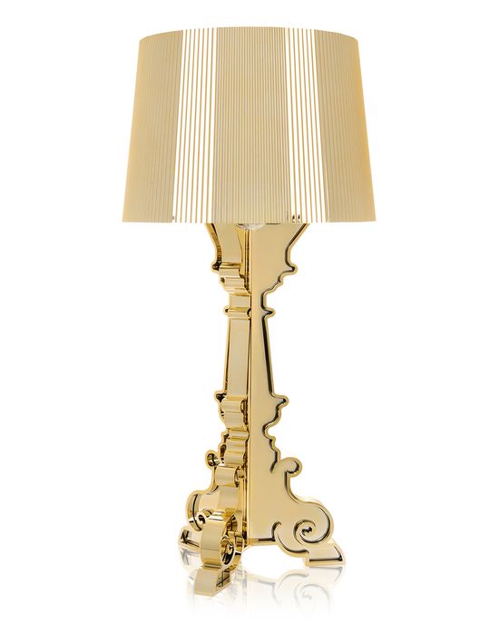 Bourgie Table lamp metallized gold Kartell