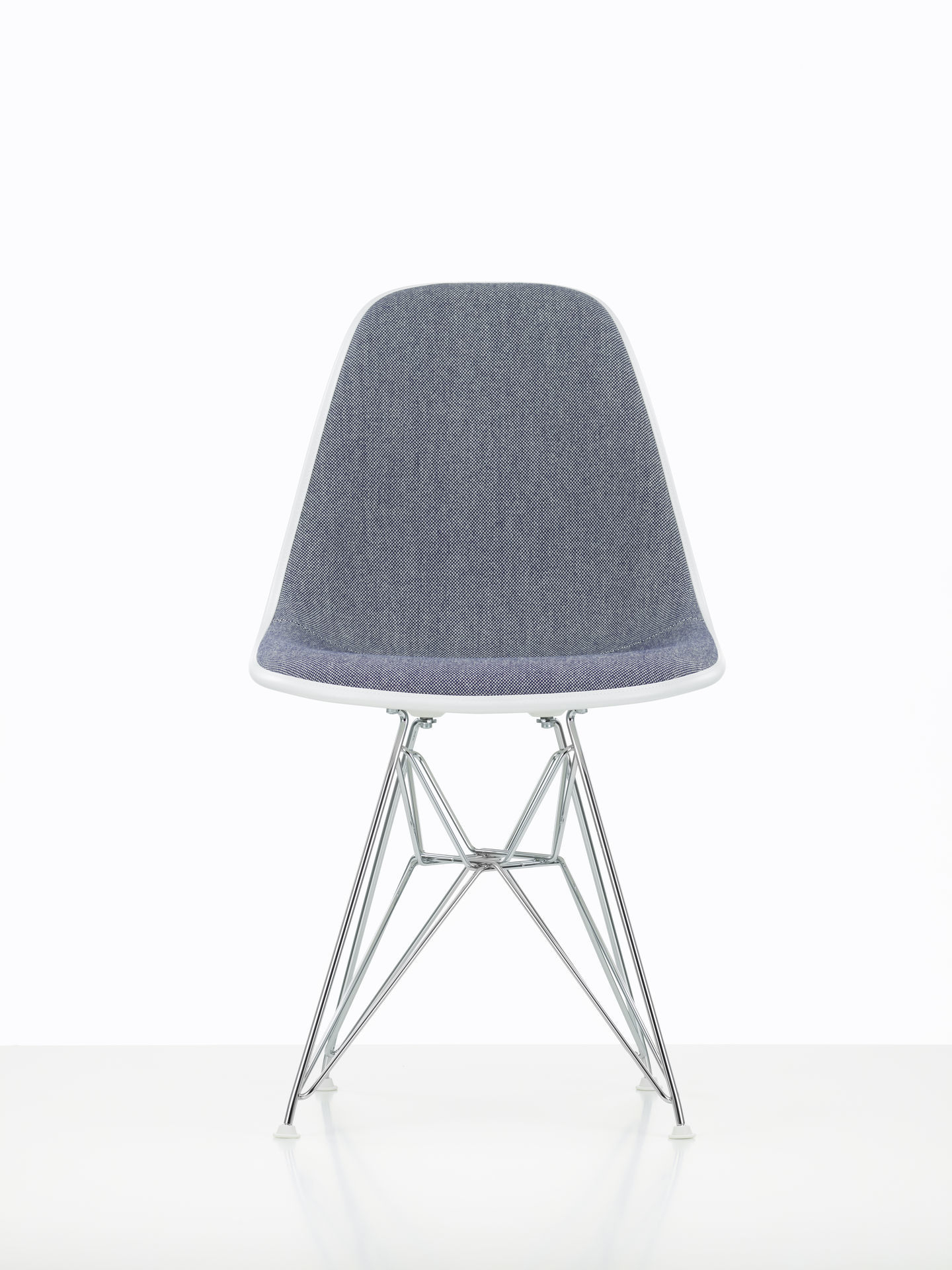 Eames Plastic Side Chair DSR Chair Fully upholstered Vitra