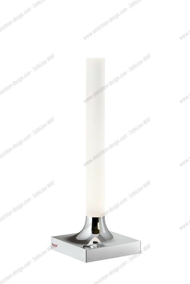 Goodnight Battery Lamp Kartell chrome plated polished
