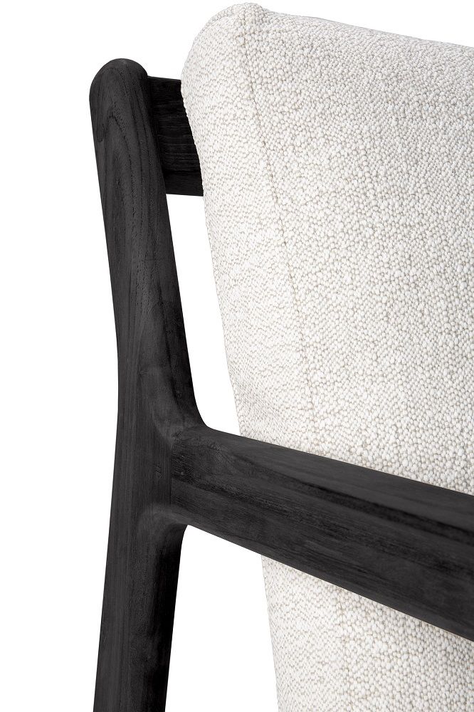 Jack Outdoor 2/ 3 Seater Sofa Teak Black Lacquered Ethnicraft 