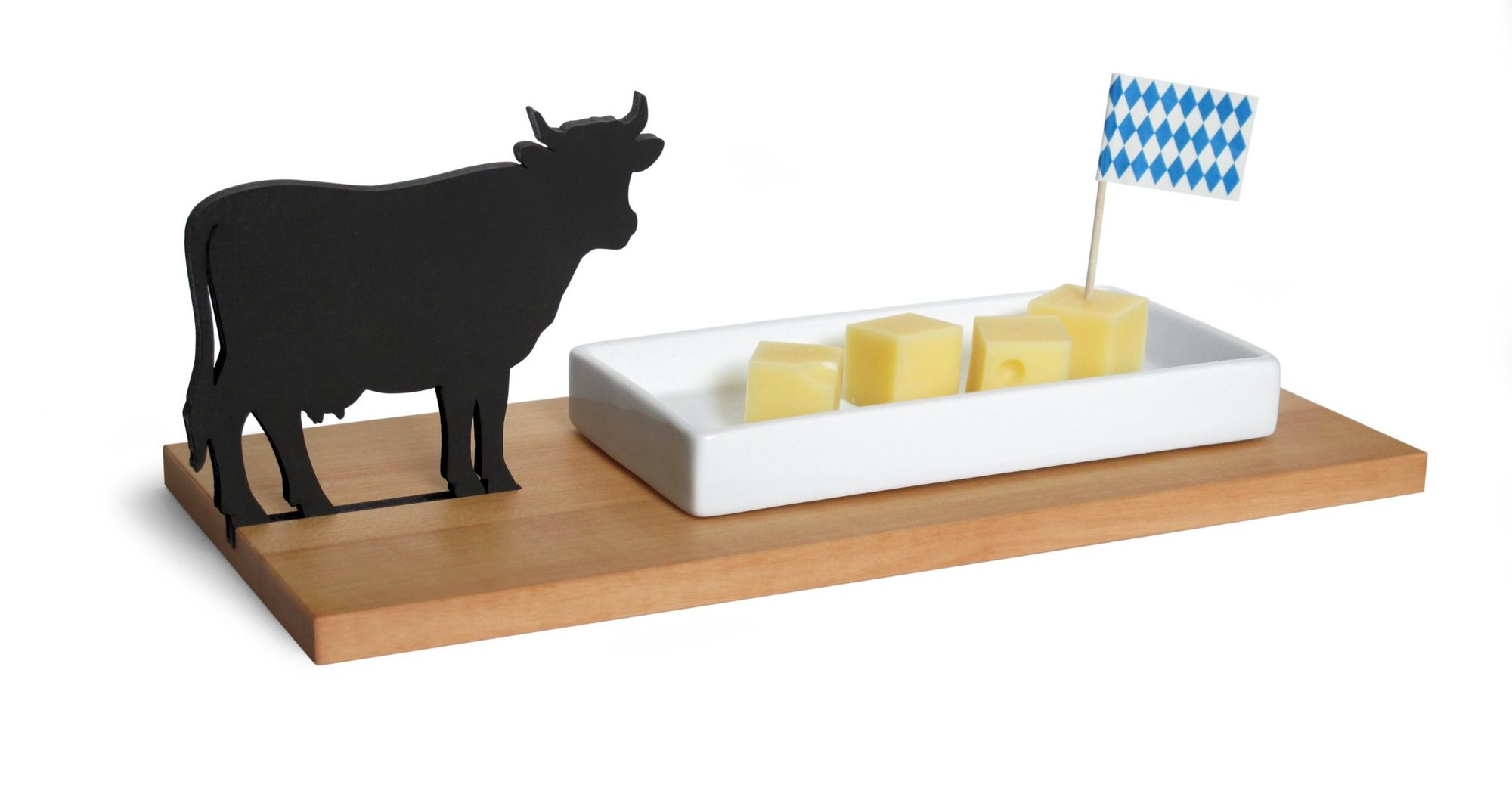 Cheese tray Cow Side by Side SINGLE PIECES