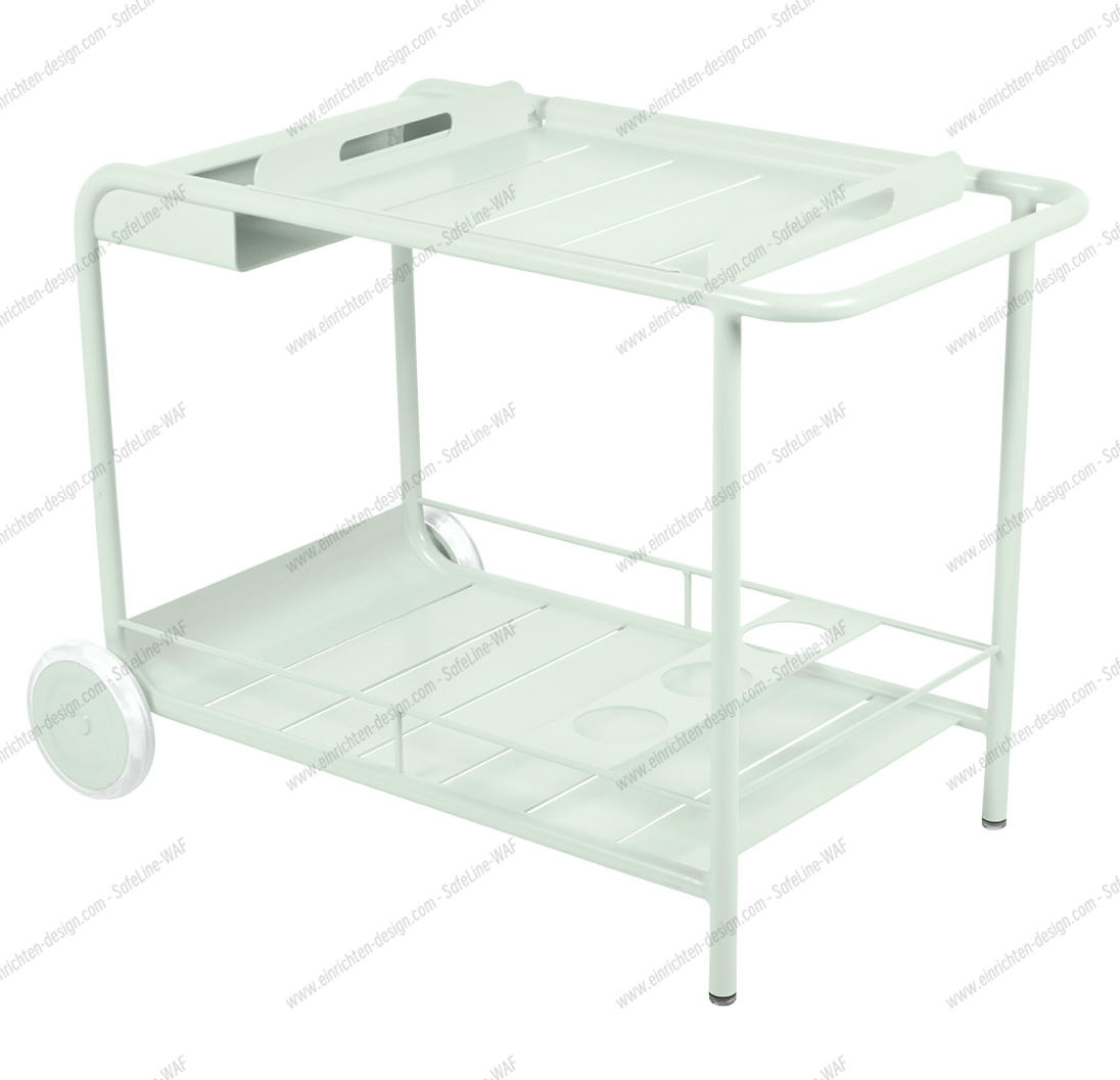 Luxembourg Trolley table Fermob Glacial mint Luxembourg Trolley table Fermob Glacial mint