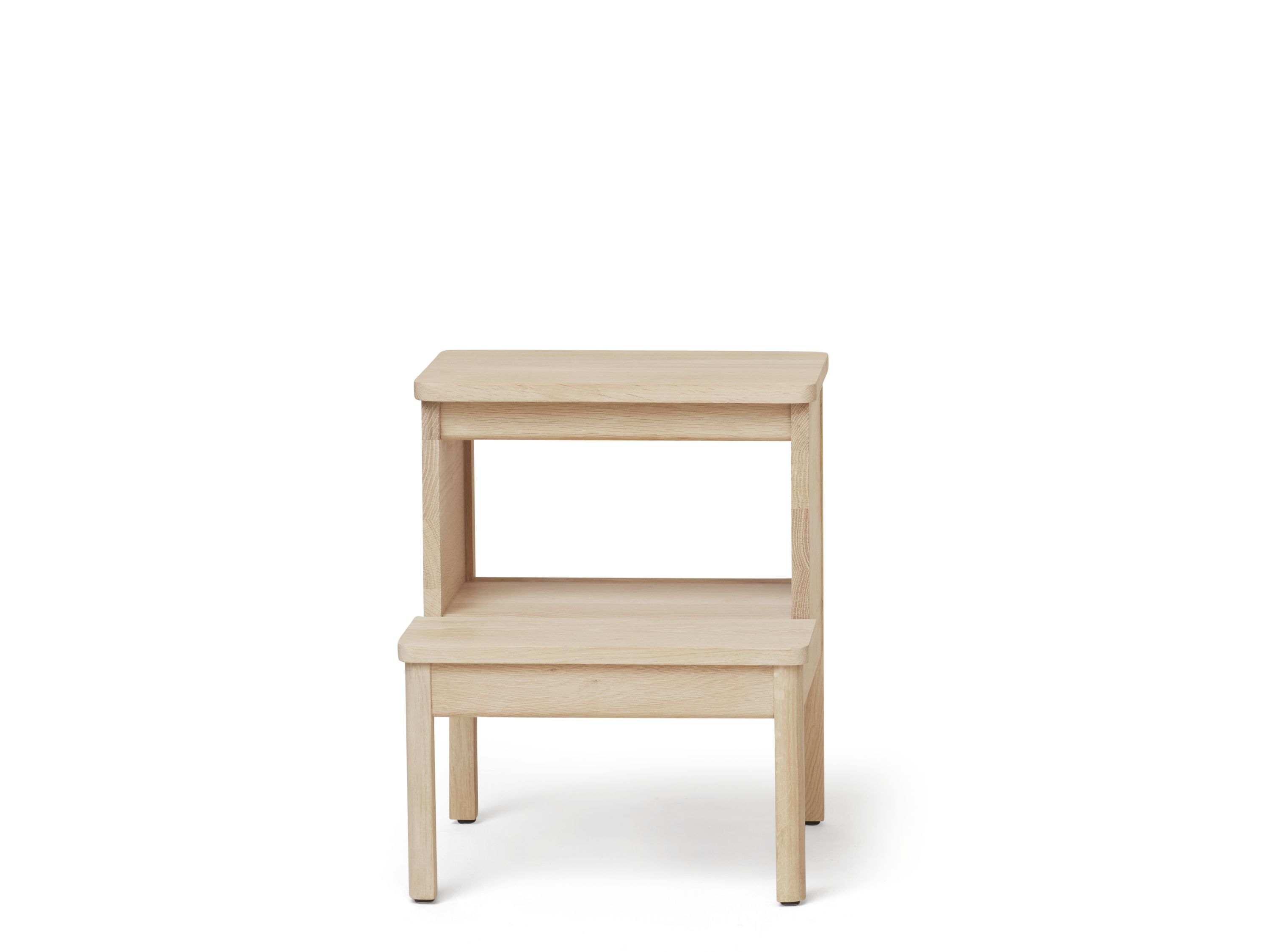 A Line step stool oak white oiled Form & Refine