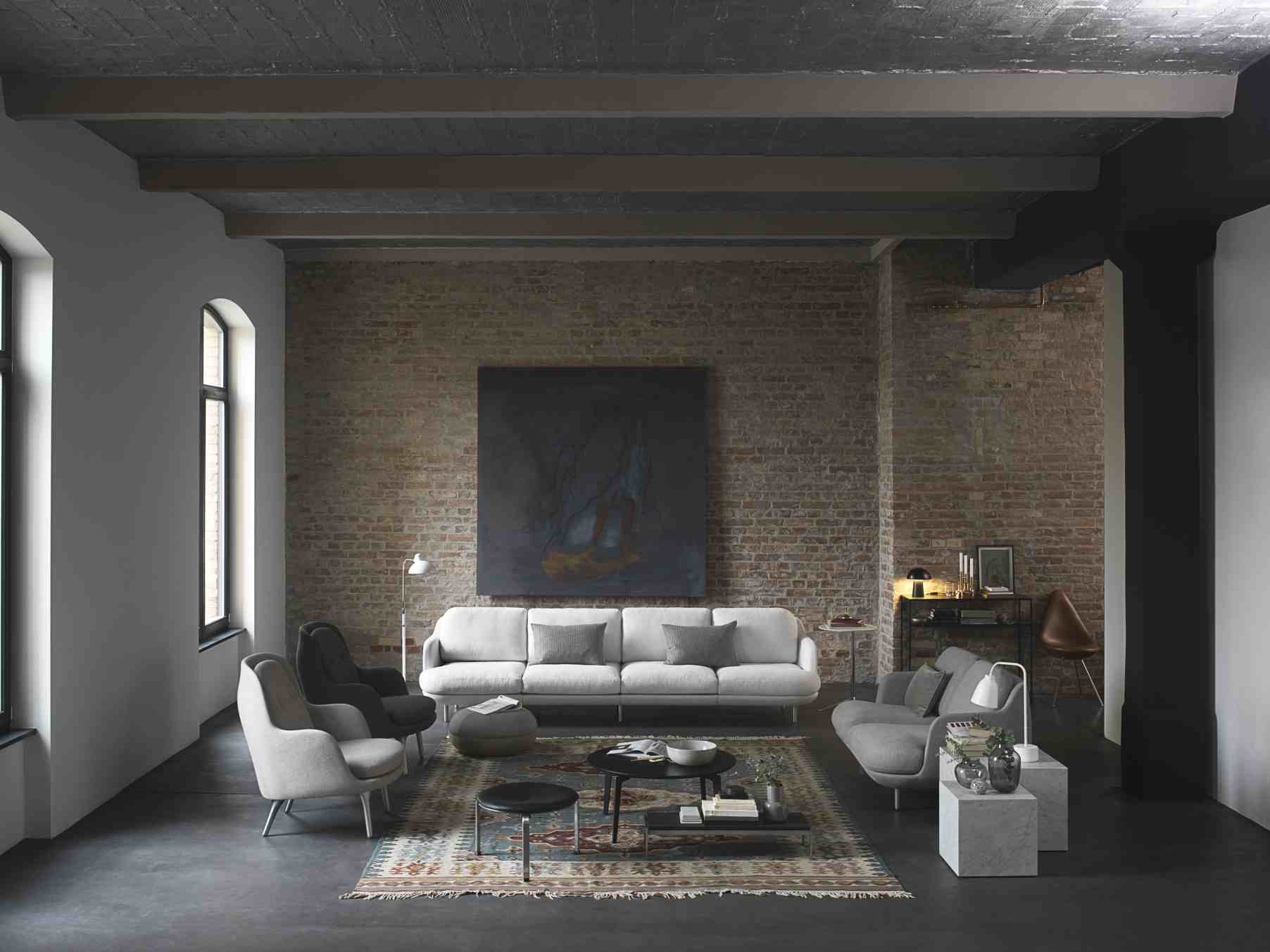 Lune 2- Seater Sofa Fritz Hansen
