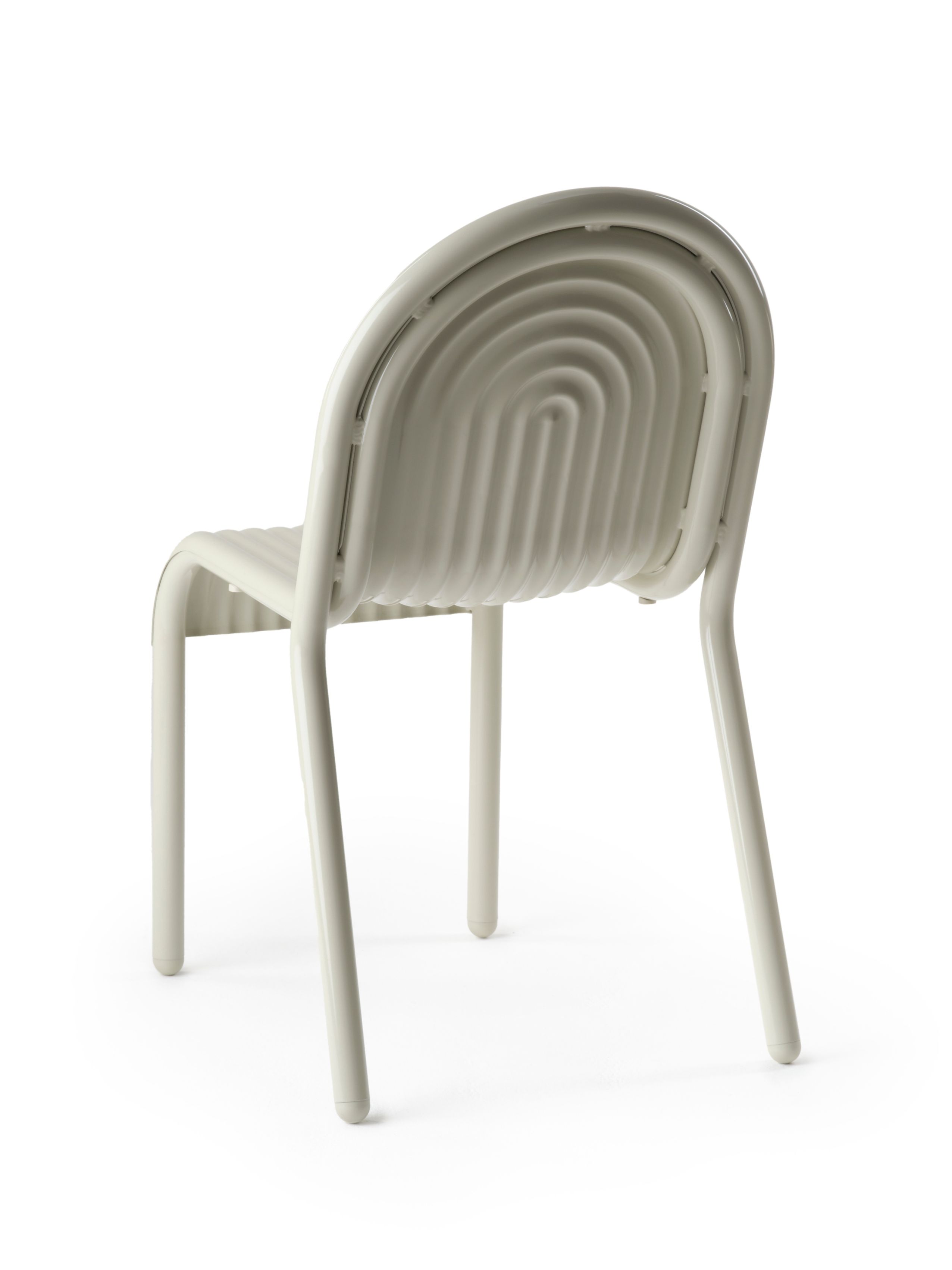Groove Outdoor Side Chair Putty Tom Dixon