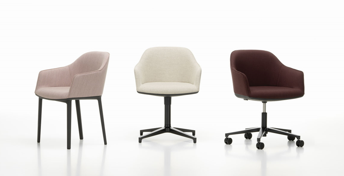 Softshell Chair Four-legged Chair Vitra