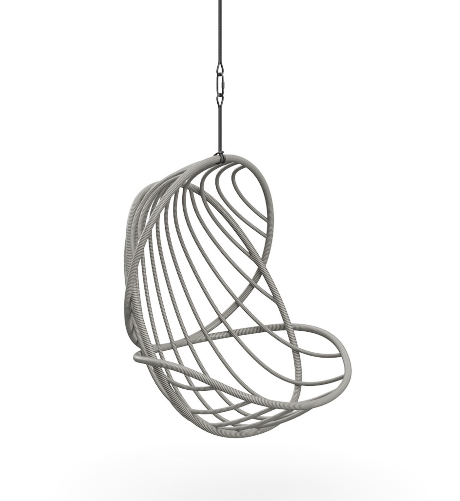 Kida Hanging Lounge Chair with Cushion Dedon