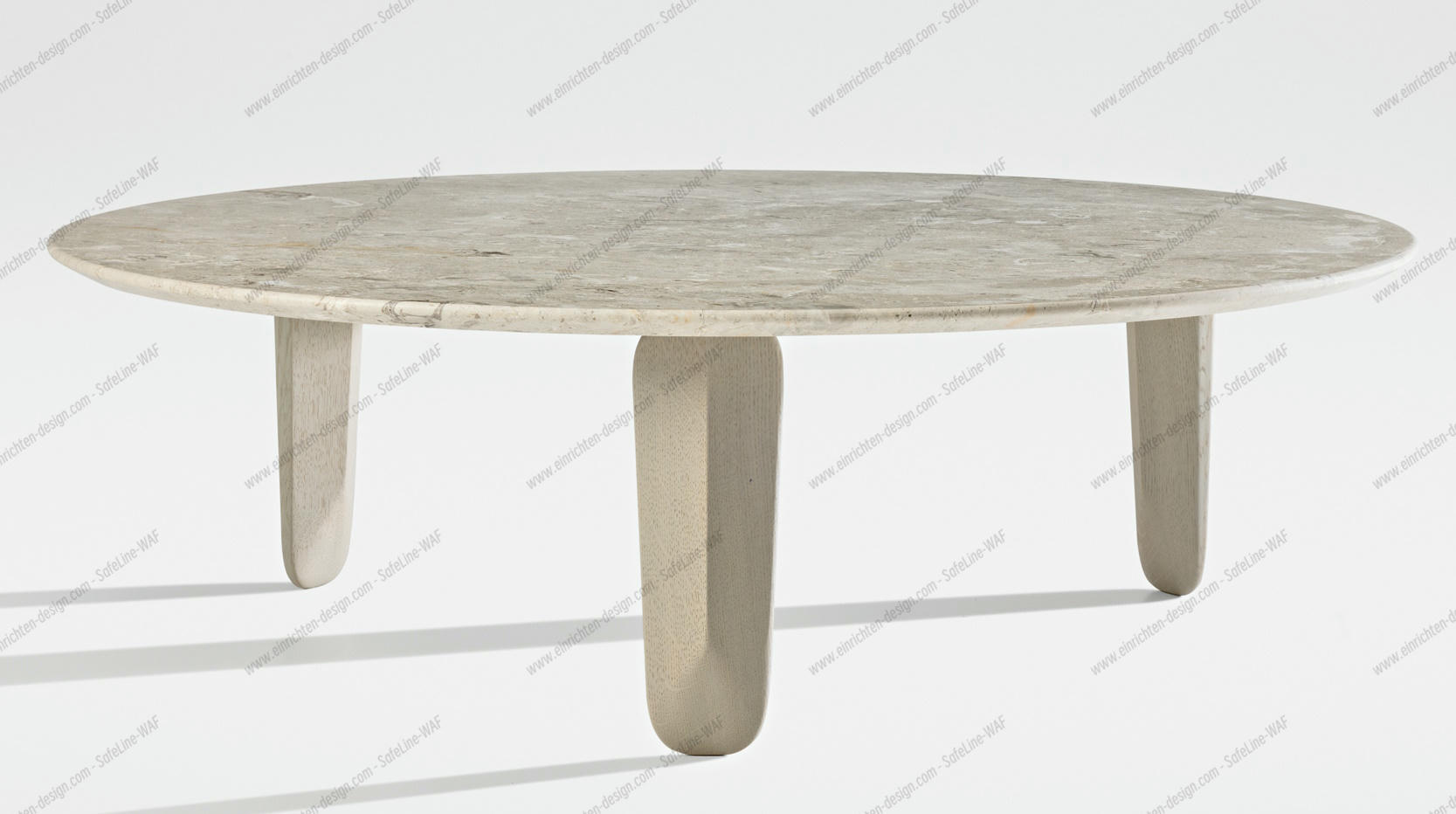 Kuyu Marble Round Marble Coffee Table Round Zeitraum