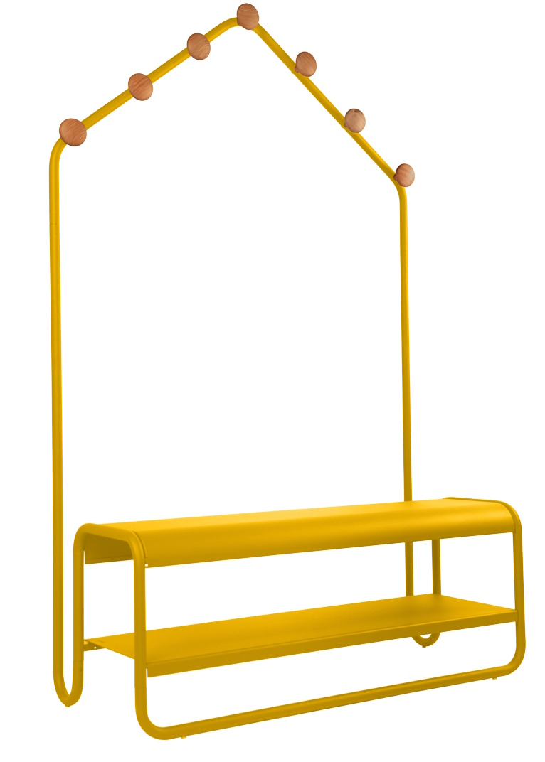 Funambule Coat rack bench Indoor Fermob