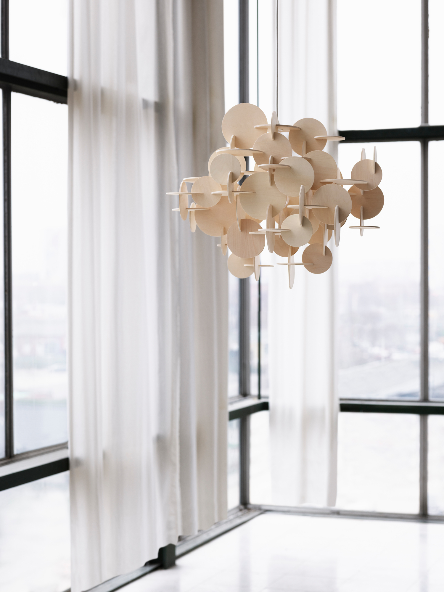 Bau Lamp Nature Pendant light Normann Copenhagen Small