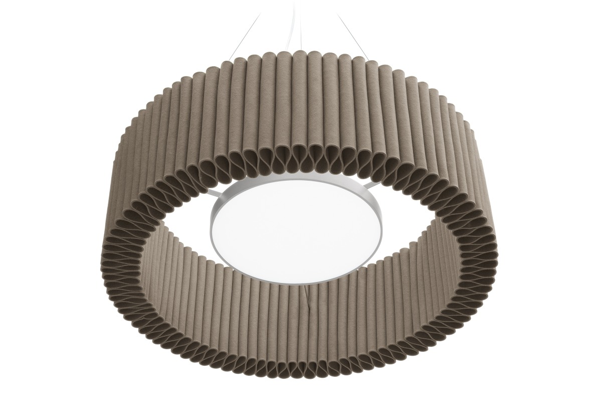 Wave ceiling object incl. suspension device Hey Sign