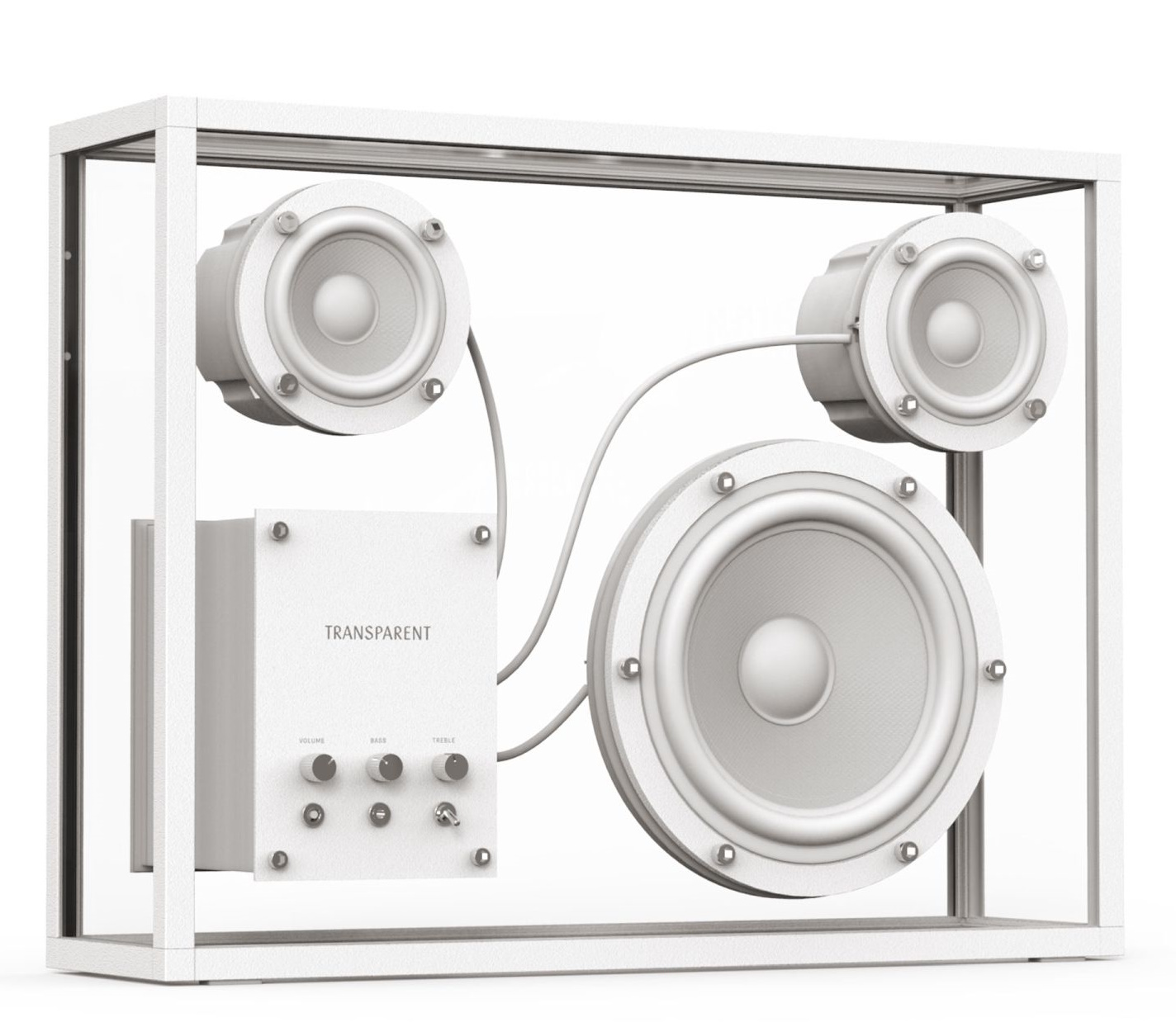 Transparent loudspeaker Transparent