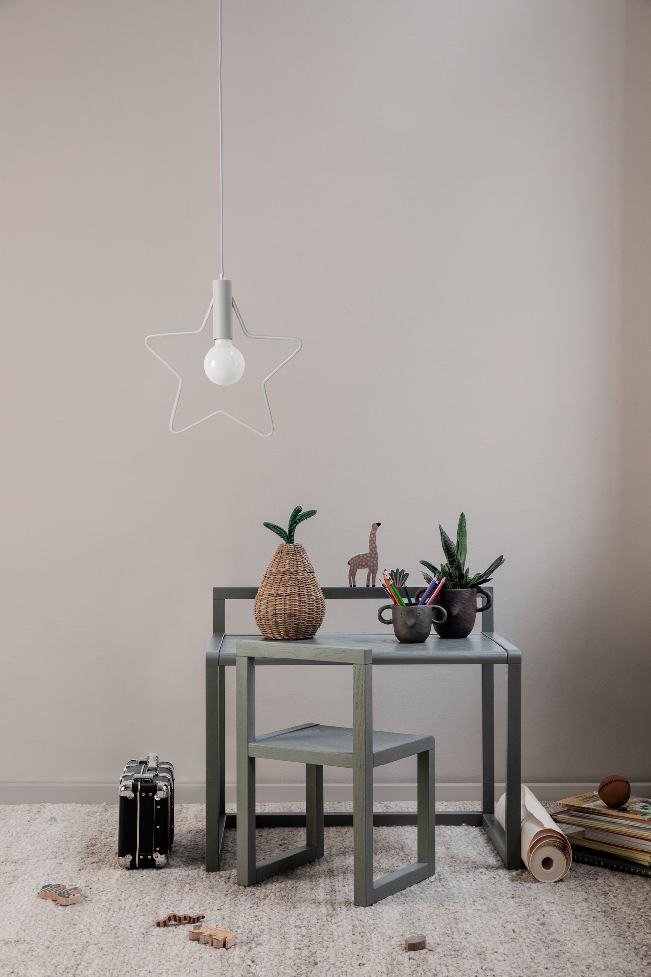 Pear Braided Storage Basket small Ferm Living SINGLE PIECES