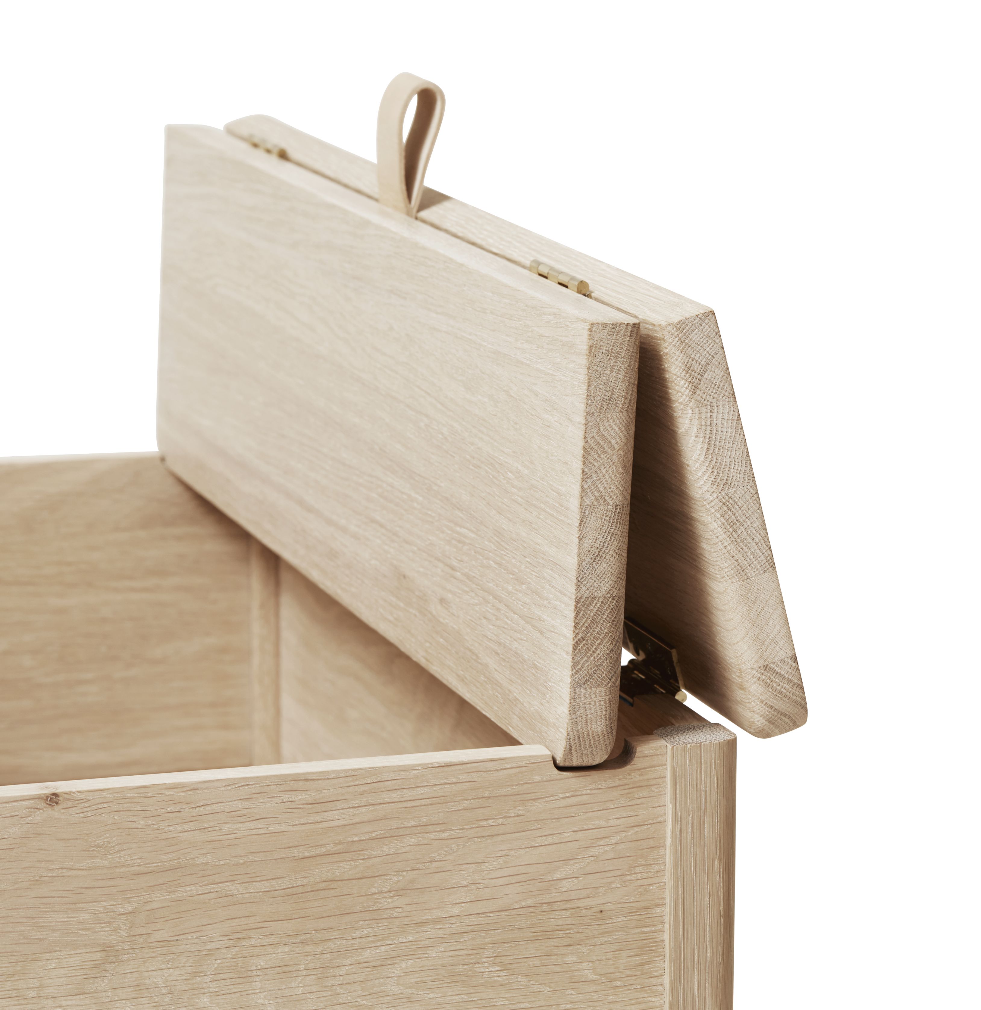 A Line Chest Bench 68 Oak white oiled Form & Refine