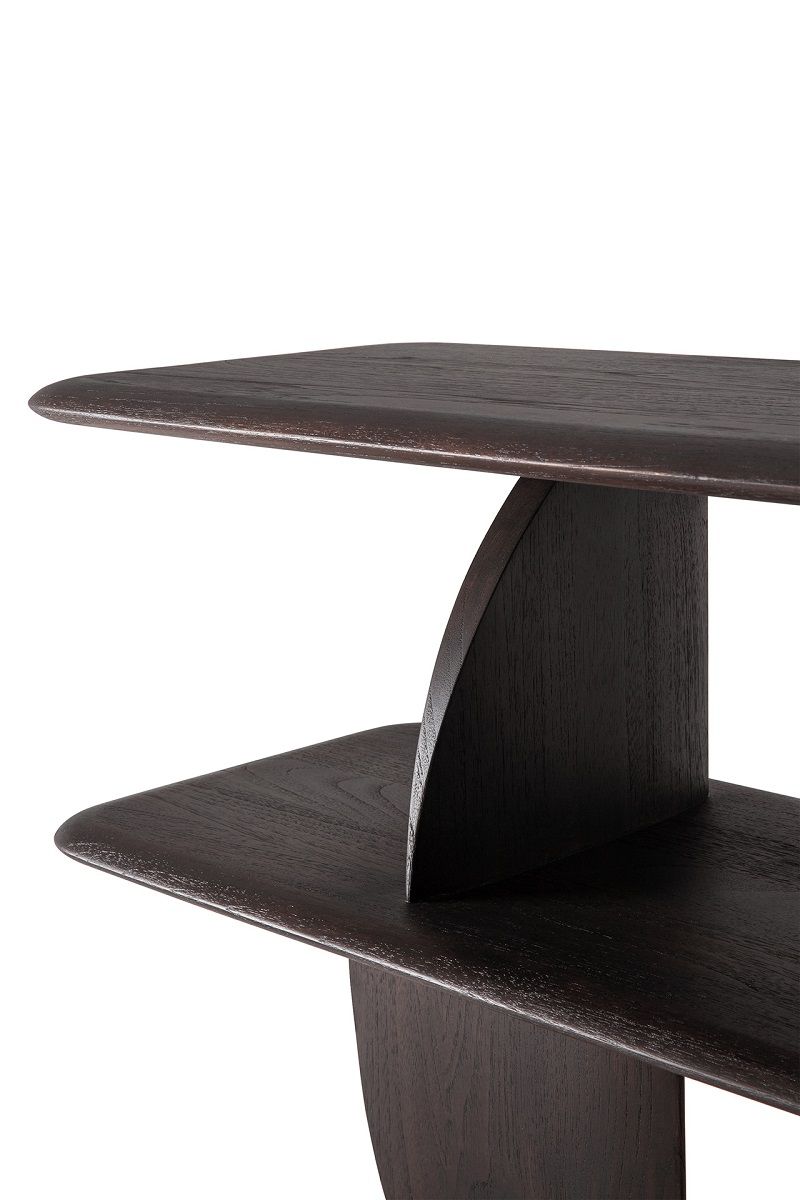 Geometric Shelf Teak lacquered Ethnicraft