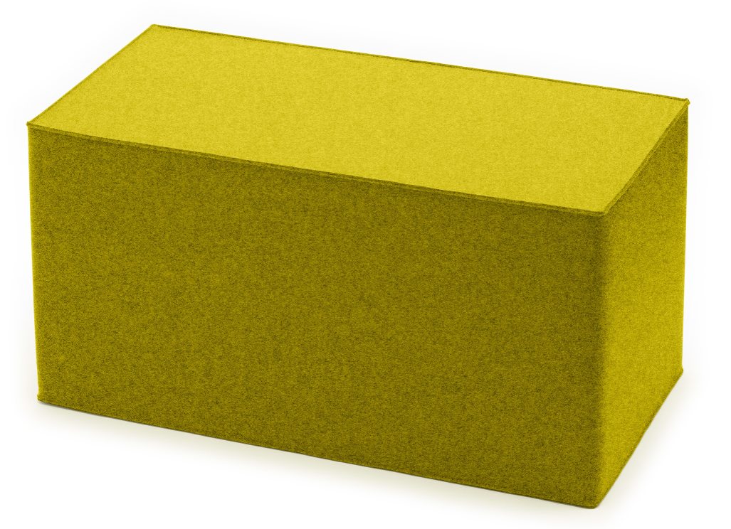 Cuboid seating stool Hey Sign
