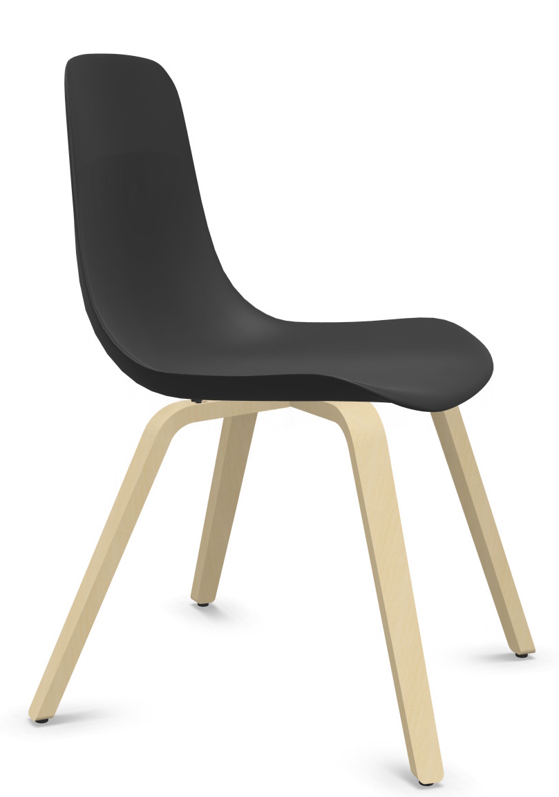 Elephantino chair Kristalia wooden frame
