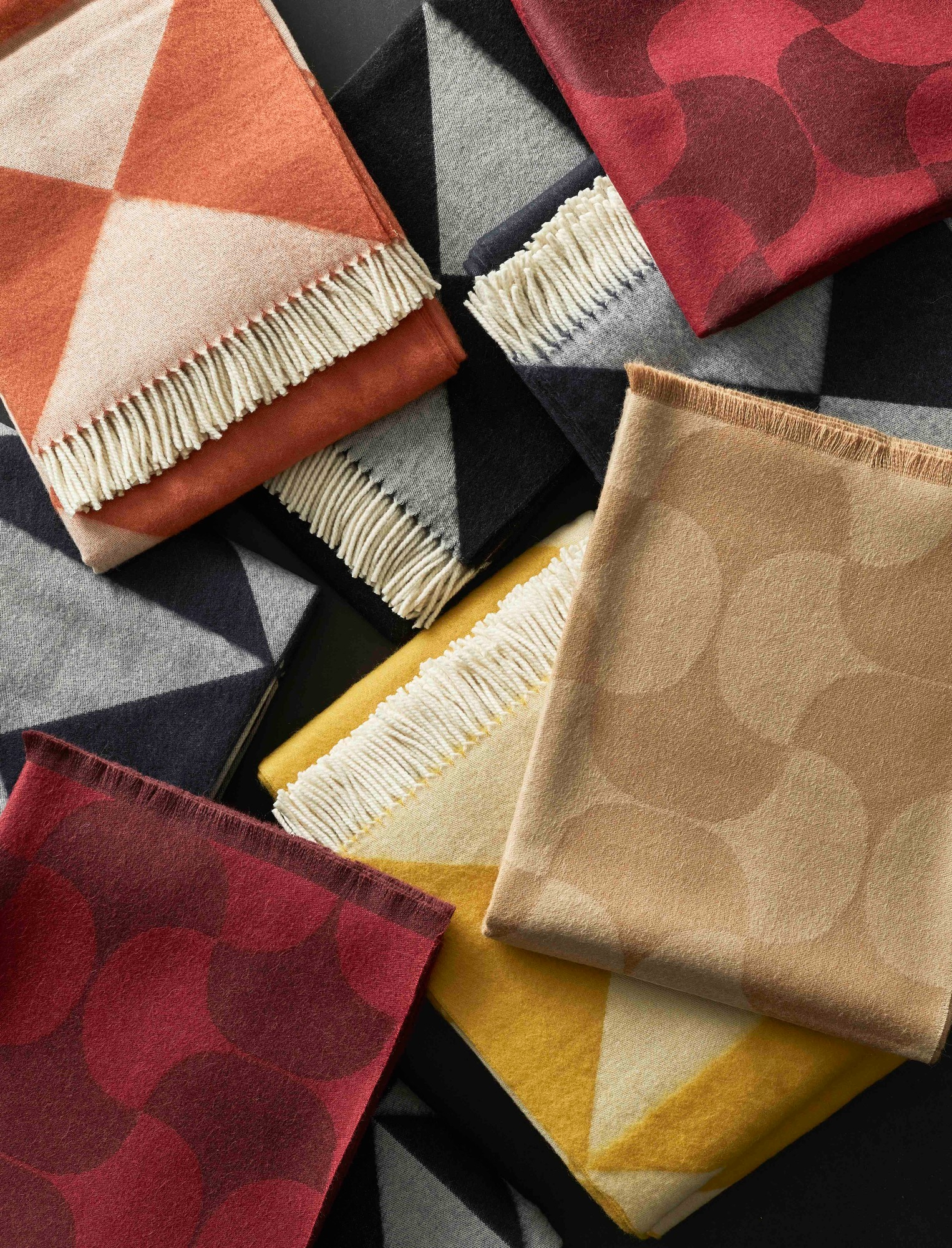 Mirror Throw throw ORANGE Verpan SINGLE PIECE