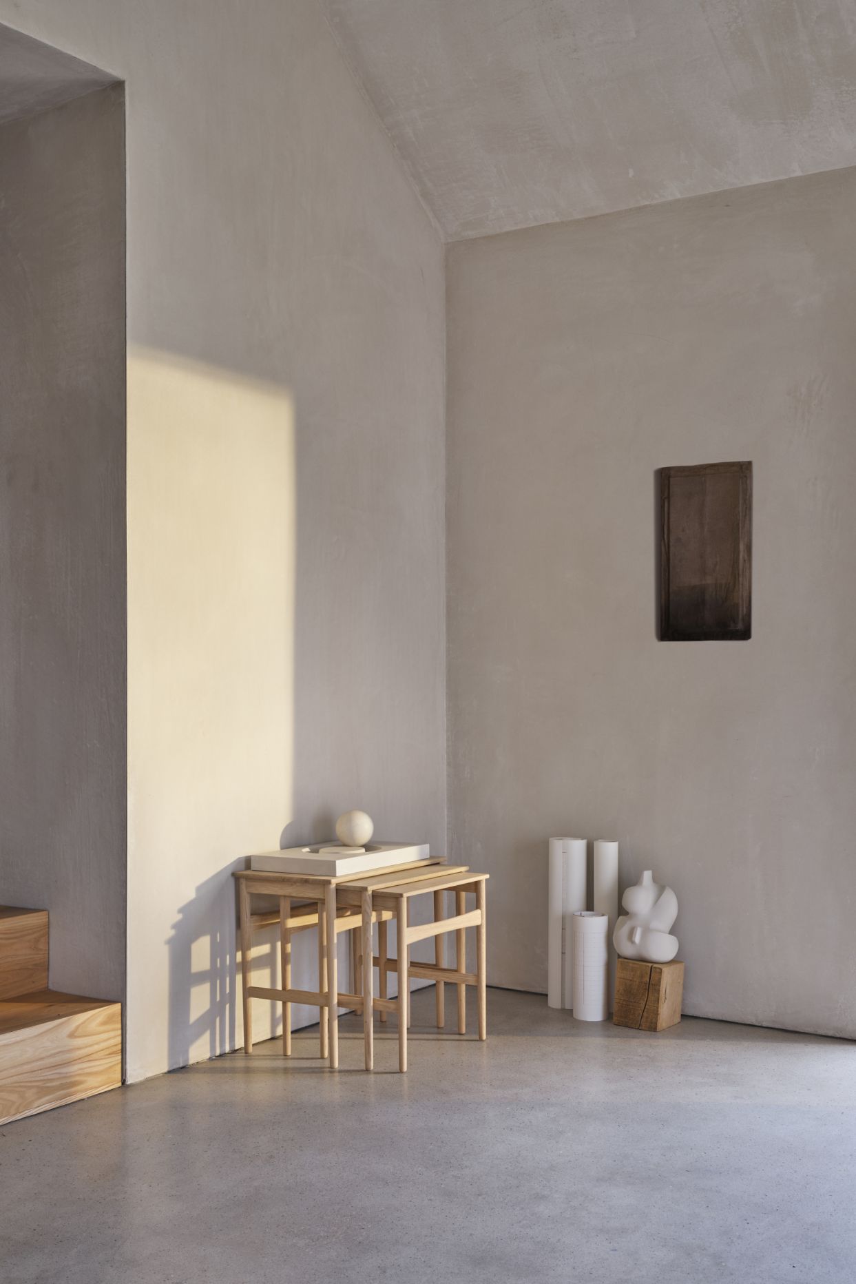 CH004 Nesting Tables Side Tables Set of 3 Carl Hansen & Søn 